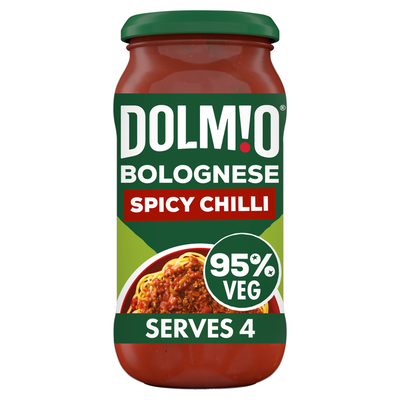 Dolmio Bolognese Spicy Chilli Pasta Sauce 450g - Thumbnail 2