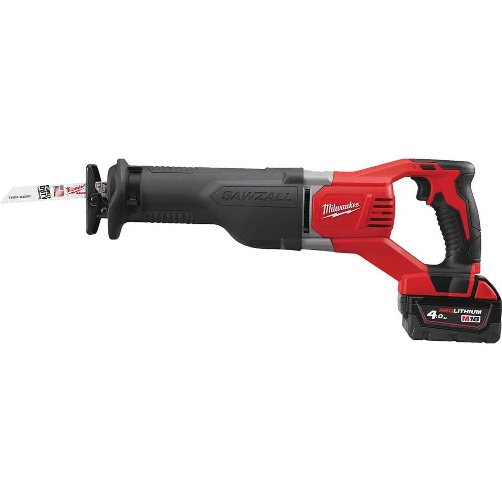 Milwaukee M18 BSX 18v Cordless Sawzall Reciprocating Saw 2 x 4ah Li-ion Battery Charger Case - Image 1