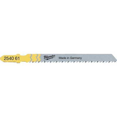 Milwaukee T101B Wood Clean and Splinter Free Cutting Jigsaw Blades Pack of 5