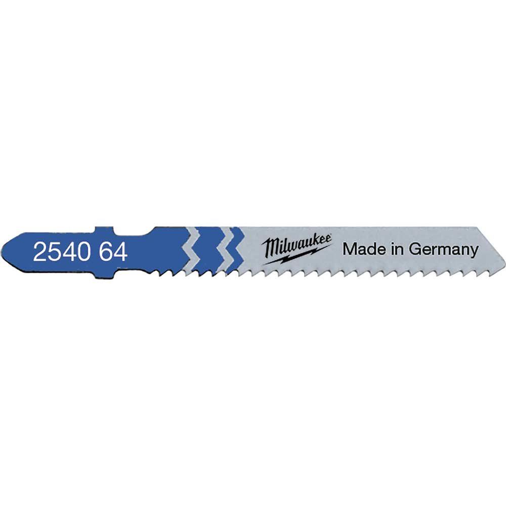 Milwaukee T118B Metal Cutting Jigsaw Blades Pack of 5 - Image 1