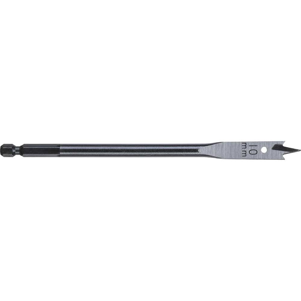 Milwaukee Hex Shank Flat Drill Bit 10mm 160mm Pack of 1 - Image 1