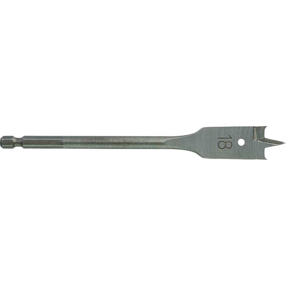 Milwaukee Hex Shank Flat Drill Bit 18mm 160mm Pack of 1 - Image 1