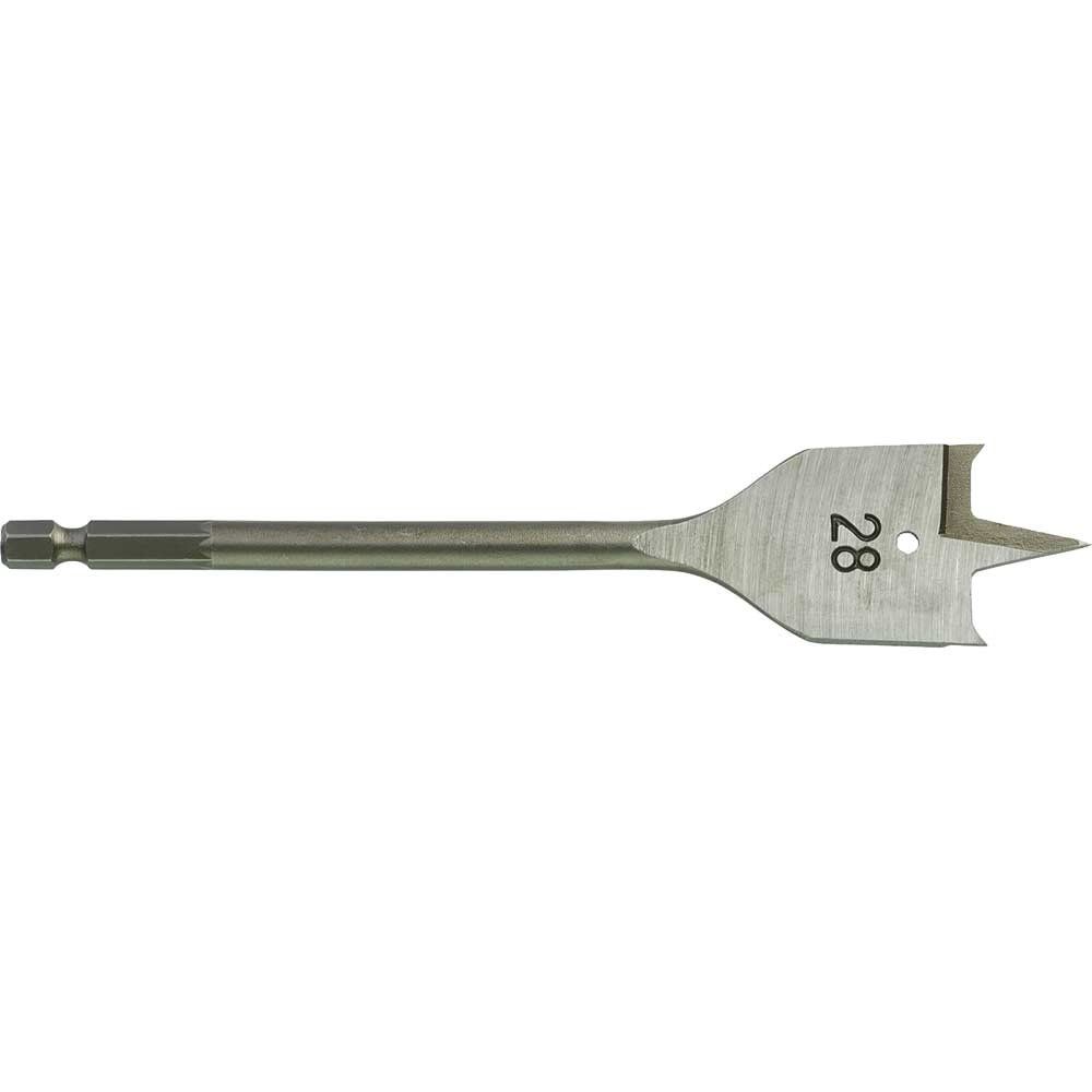 Milwaukee Hex Shank Flat Drill Bit 28mm 160mm Pack of 1 - Image 1
