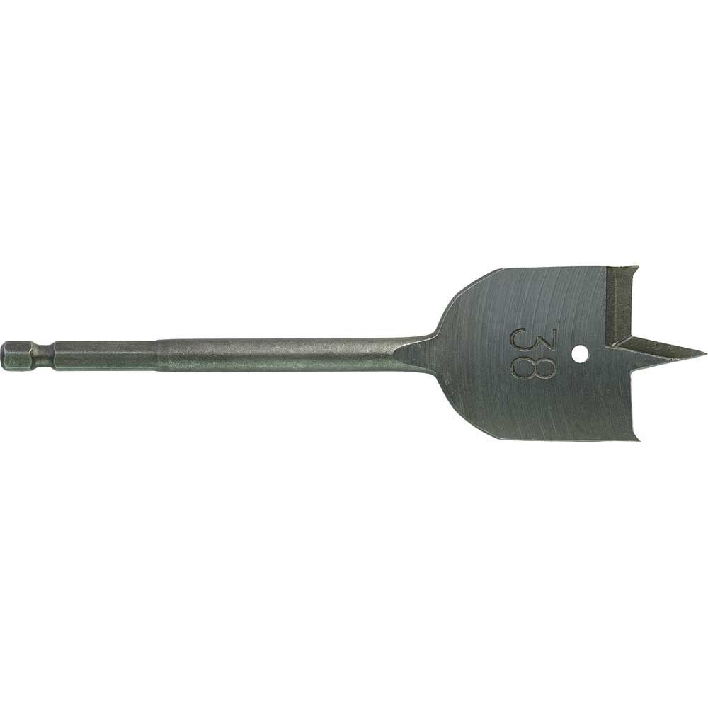 Milwaukee Hex Shank Flat Drill Bit 38mm 160mm Pack of 1 - Image 1