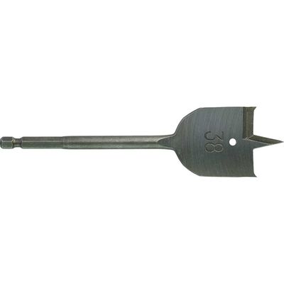 Milwaukee Hex Shank Flat Drill Bit 38mm 160mm Pack of 1