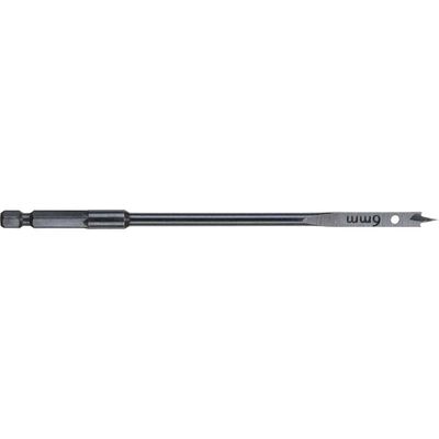 Milwaukee Hex Shank Flat Drill Bit 6mm 160mm Pack of 1