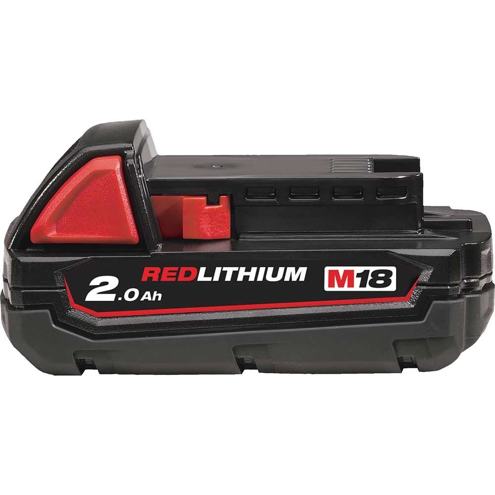 Milwaukee M18 B2 18v Cordless Li-ion Battery 2ah 2ah - Image 1