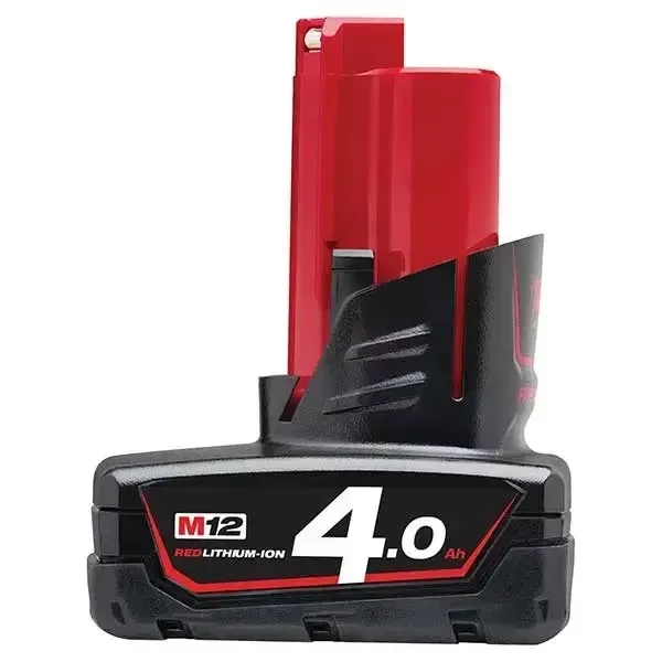 Milwaukee M12 4Amp Red Lithium-Ion Battery | 4932430065 | Euro Car Parts - Image 1