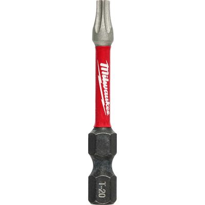 Milwaukee Shockwave Impact Duty Torx Screwdriver Bits TX20 50mm Pack of 1