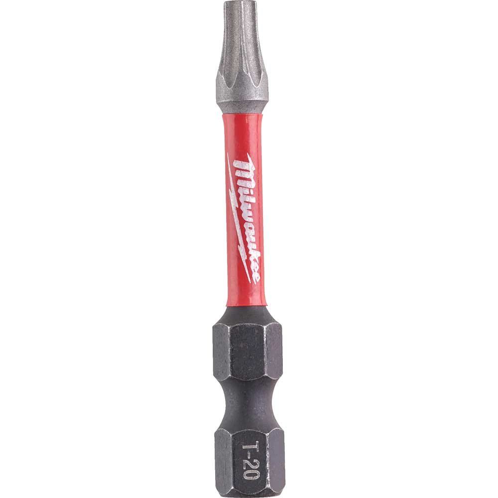 Milwaukee Shockwave Impact Duty Torx Screwdriver Bits TX20 50mm Pack of 10 - Image 1