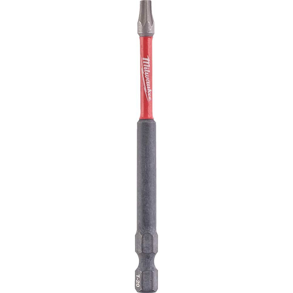 Milwaukee Shockwave Impact Duty Torx Screwdriver Bits TX20 90mm Pack of 1 - Image 1