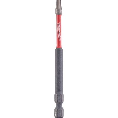 Milwaukee Shockwave Impact Duty Torx Screwdriver Bits TX20 90mm Pack of 1