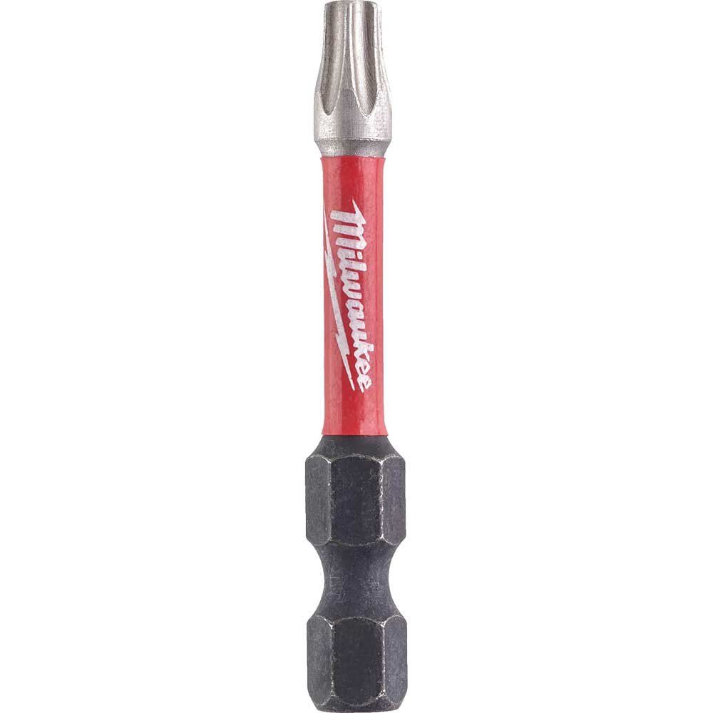 Milwaukee Shockwave Impact Duty Torx Screwdriver Bits TX25 50mm Pack of 10 - Image 1