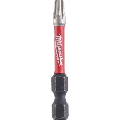 Milwaukee Shockwave Impact Duty Torx Screwdriver Bits TX25 50mm Pack of 10
