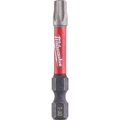 Milwaukee Shockwave Impact Duty Torx Screwdriver Bits TX30 50mm Pack of 1