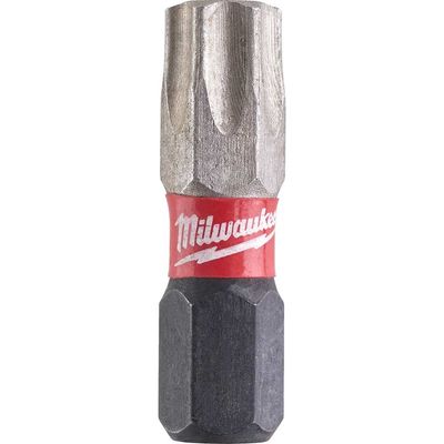 Milwaukee Shockwave Impact Duty Torx Screwdriver Bits TX40 25mm Pack of 2
