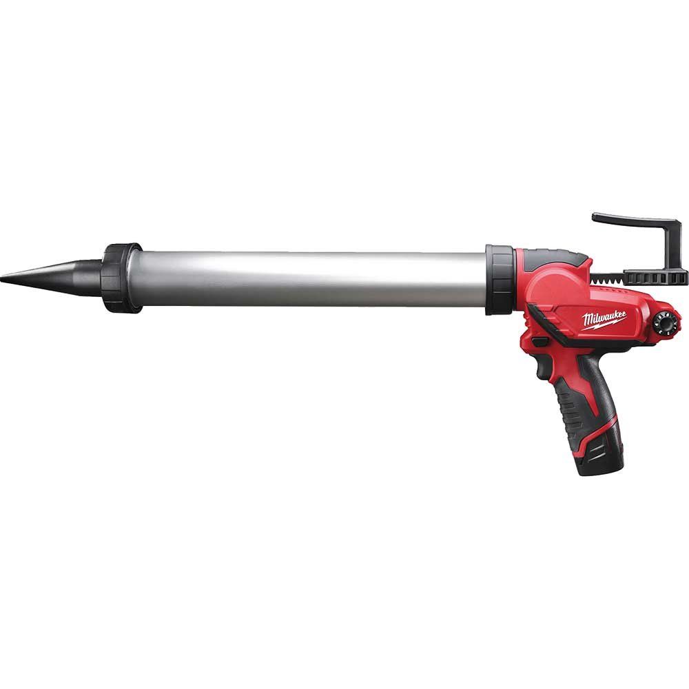 Milwaukee M12 PCG/600A 12v Cordless Caulking Gun - Image 1