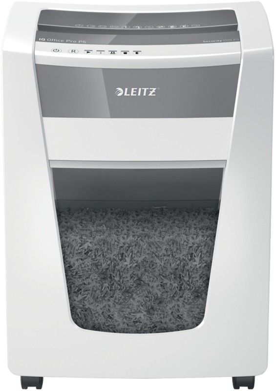 Leitz IQ Office Pro paper shredder Micro-cut shredding 55 dB 23 cm Whi - Image 1