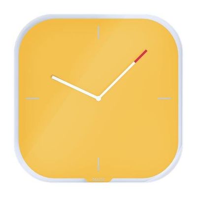 Leitz Cosy Silent Glass Wall Clock