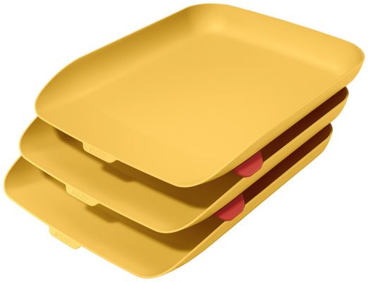 Leitz Cosy Letter Tray Set of 3 - Thumbnail 2