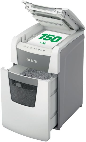 LEITZ IQ AutoFeed Office 150 P4 Cross Cut Paper Shredder