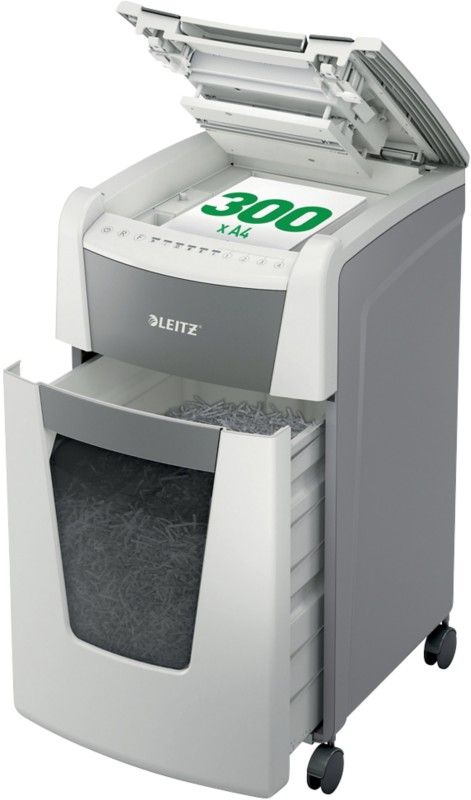 LEITZ IQ AutoFeed Office 300 P5 Micro Cut Paper Shredder - Image 1