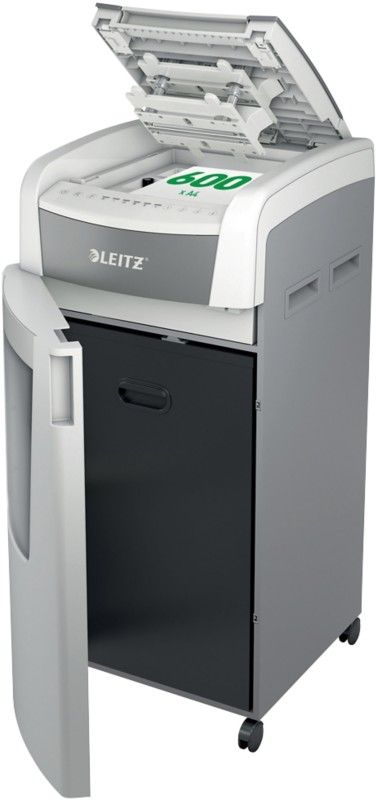 LEITZ IQ AutoFeed Office Pro 600 P4 Cross Cut Paper Shredder - Image 1