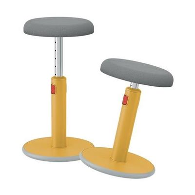 LEITZ Ergo Cosy Sit-Stand Stool - Yellow