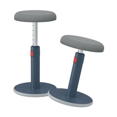 LEITZ Ergo Cosy Sit-Stand Stool - Grey