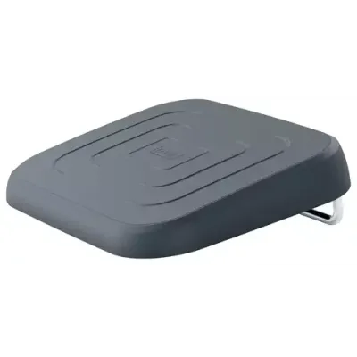 LEITZ Ergo Adjustable Desk Footrest - Grey - Thumbnail 3