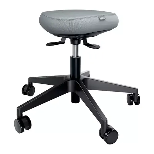 Leitz Ergo Active Sitting Stool with Wheels and Wobble Comfort Seat - Image 1