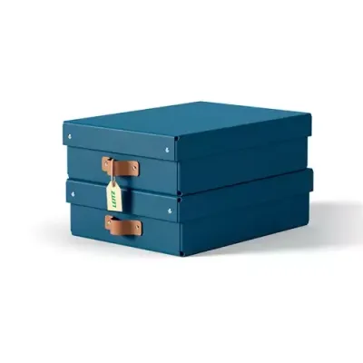 Leitz Puro Storage Box with lid. medium low. 8L. 100% recycled card. p - Thumbnail 2