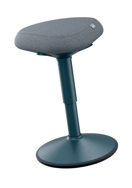 LEITZ Ergo Active Sit-Stand Stool - Dark Grey - Image 1