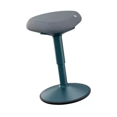 LEITZ Ergo Active Sit-Stand Stool - Dark Grey - Thumbnail 3