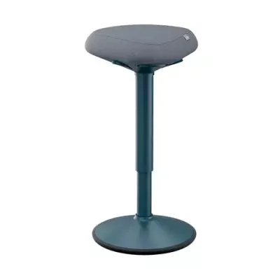 LEITZ Ergo Active Standing Stool with Comfort Seat - Dark Grey - Thumbnail 4