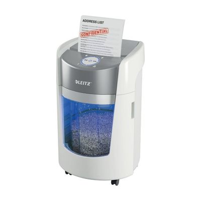 Leitz IQ OptiMax Small Office 350 Micro Cut Paper Shredder Security P5 22L White 90+ A4 sheets - 83591000 - Thumbnail 2