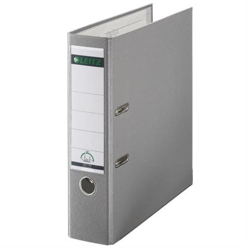 Leitz 180° Plastic Lever Arch File ring binder A4 Grey - Image 1