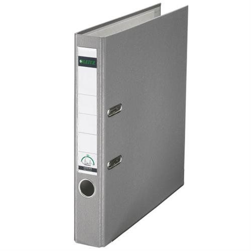 Leitz 180° Plastic Lever Arch File ring binder A4 Grey - Image 1