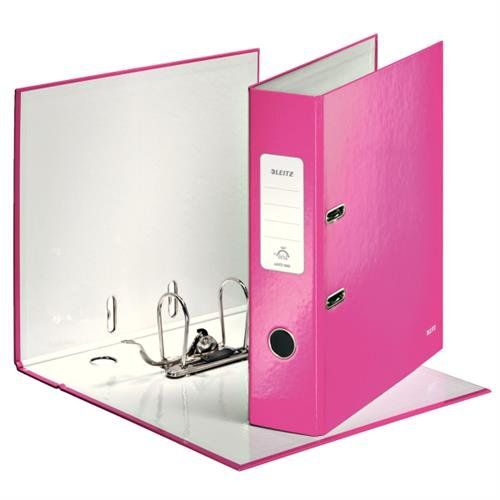 Leitz Lever Arch File 180° WOW POB/Laminated A4/80mm - Image 1
