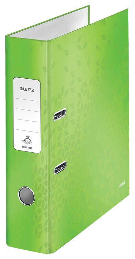 Leitz Lever Arch File 180 WOW POB/Laminated A4/80mm - Image 1