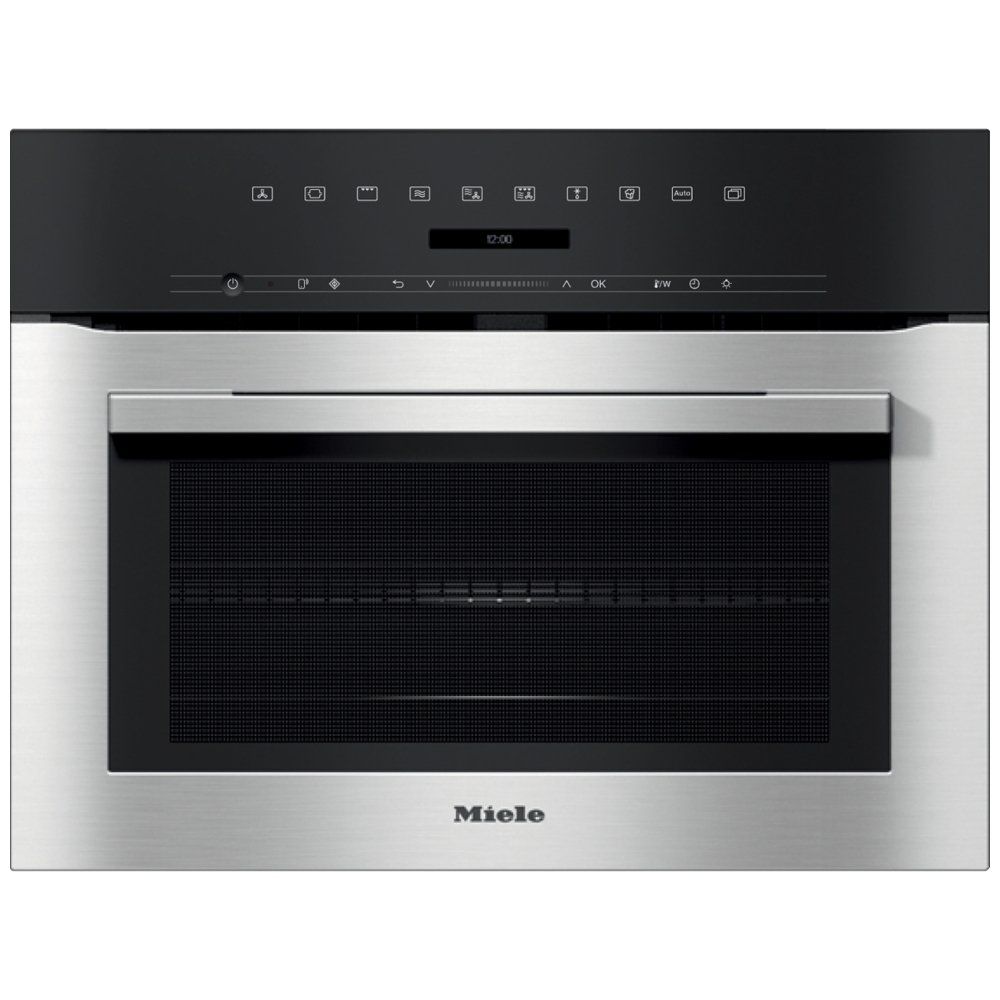 Miele H7140BM Built-In Combination Microwave Oven - Clean Steel - Image 1