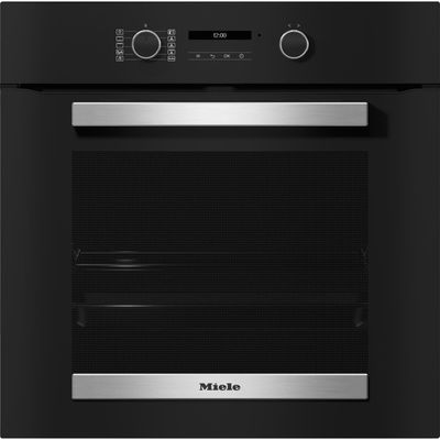 MIELE H2465B Electric Smart Oven - Obsidian Black, Black