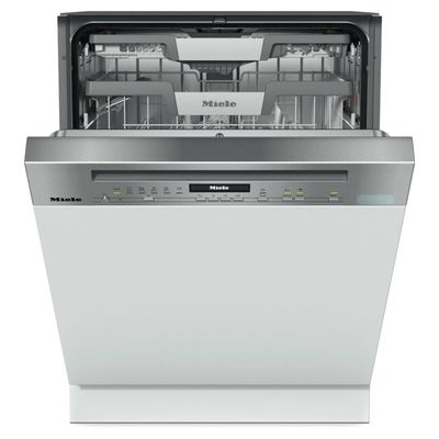 Miele 7000 Series Semi-Integrated Dishwasher - A-Rated Silver control panel