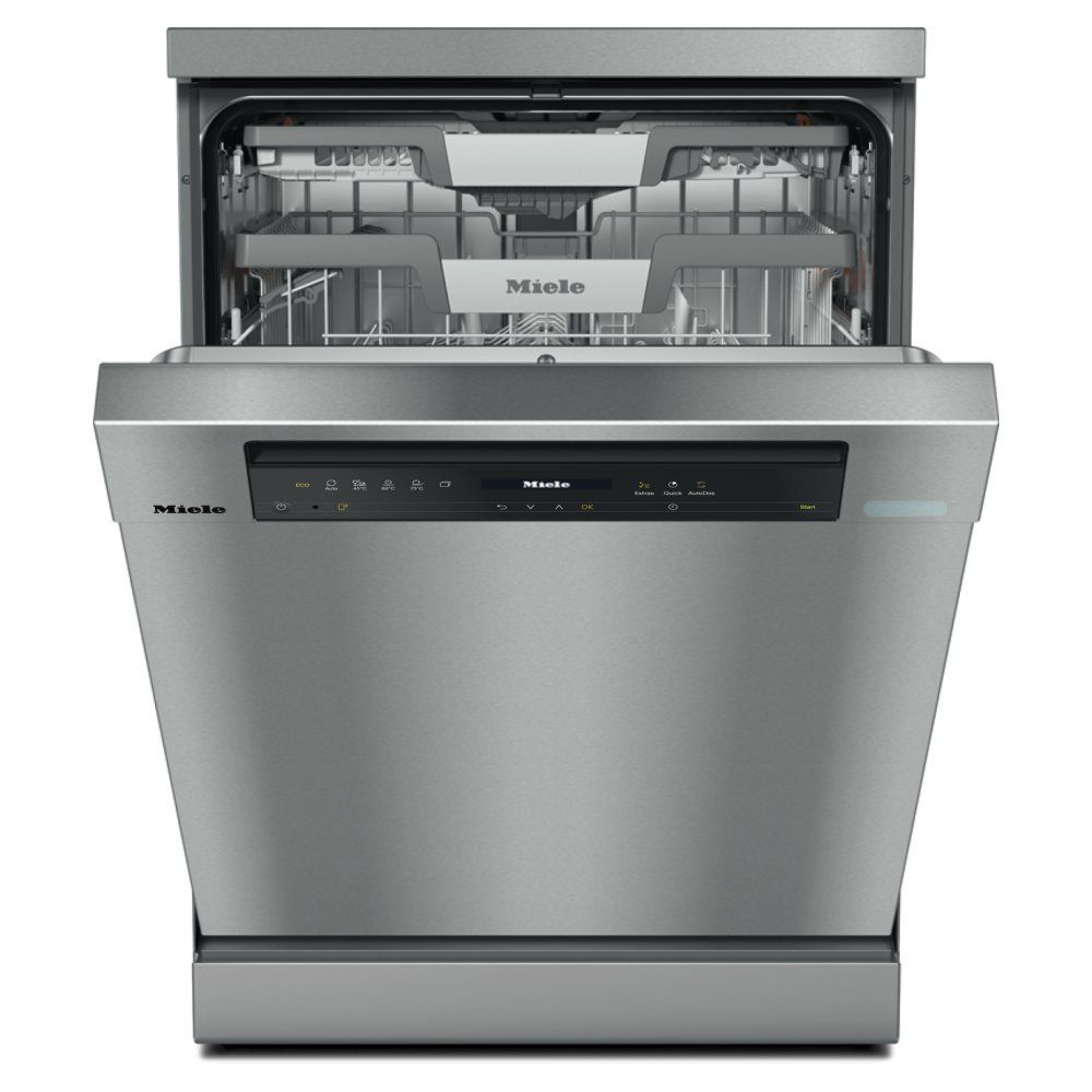 Miele G7600SCCLST 60cm Freestanding AutoDos PowerDisk Dishwasher - STAINLESS STEEL - Image 1