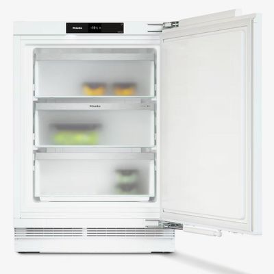MIELE FNUS 7040 D Integrated Undercounter Freezer - Fixed Hinge, White