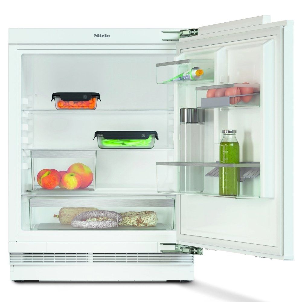 MIELE KU 7015 D Integrated Undercounter Fridge - Fixed Hinge, White - Image 1
