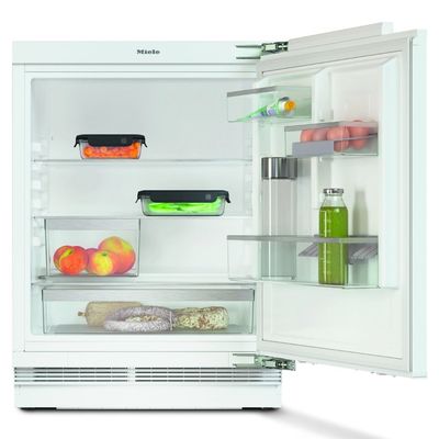 MIELE KU 7015 D Integrated Undercounter Fridge - Fixed Hinge, White