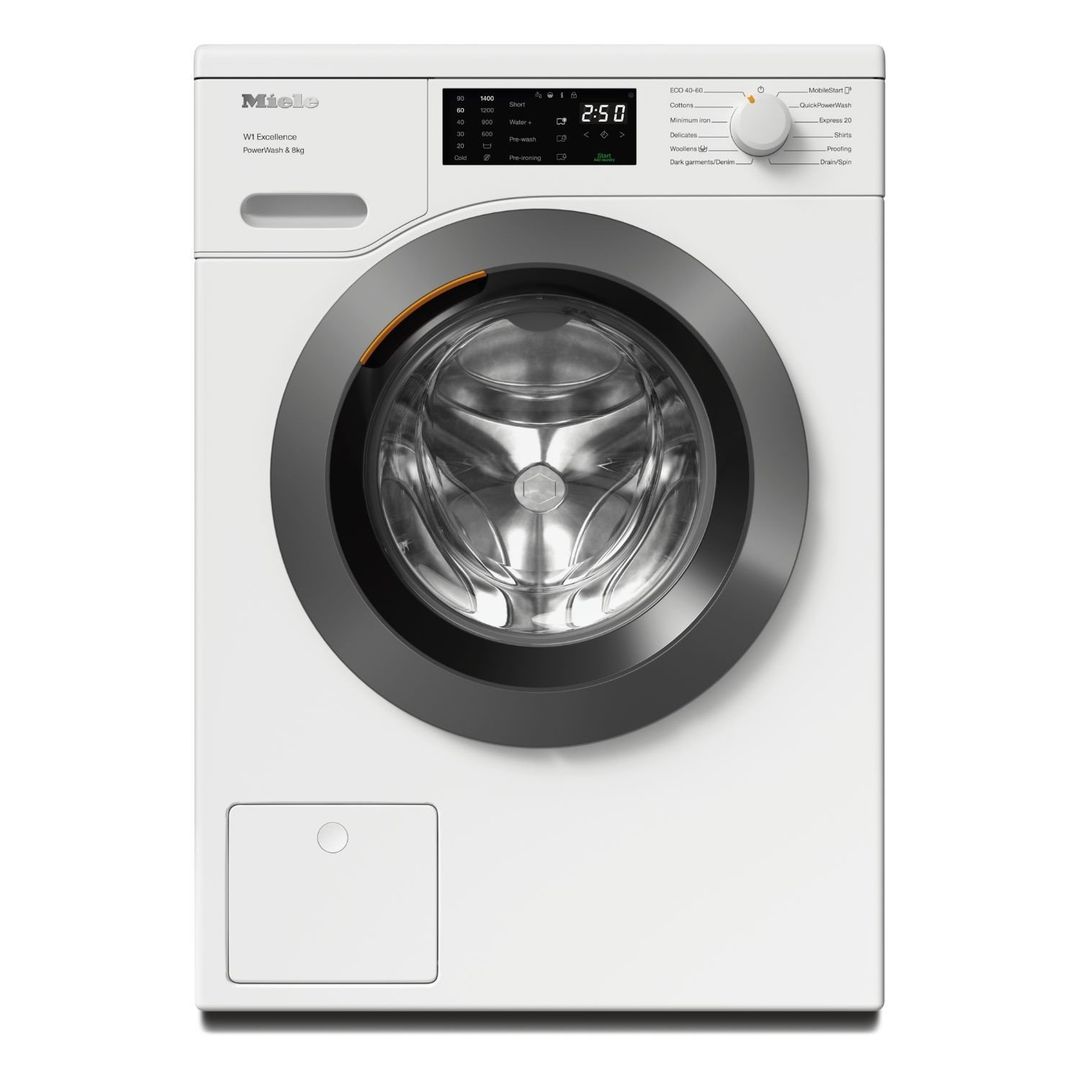 Miele WEB365WCS 8kg W1 PowerWash Washing Machine 1400rpm - WHITE - Image 1