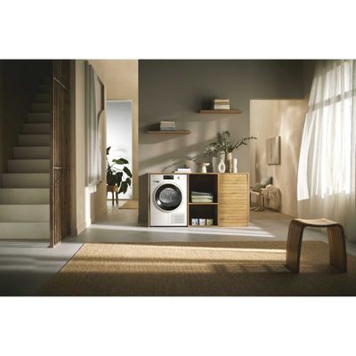 MIELE EcoSpeed T1 TWC640WP WiFi-enabled 8 kg Heat Pump Tumble Dryer - White, White