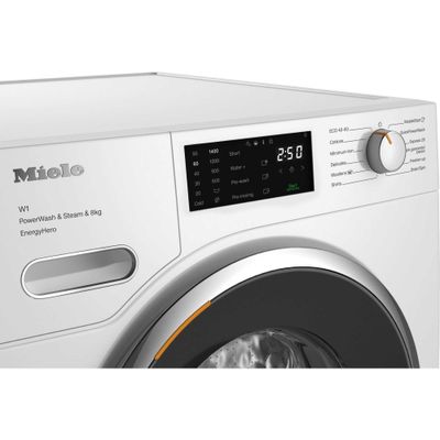MIELE WWE380 WCS PWash&Steam WiFi-enabled 8 kg 1400 Spin Washing Machine - Lotus White, White